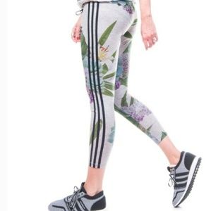 Adidas Train Cuff Floral Print Leggings